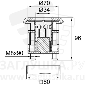 ЦБП80-80-25